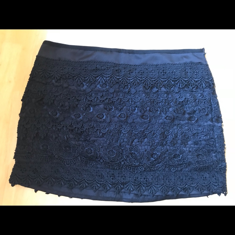 *$10 or FREE!* Black Lace Mini Skirt